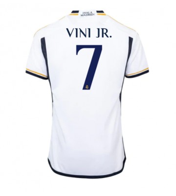 Real Madrid Vinicius Junior #7 Replica Home Stadium Shirt 2023-24 Short Sleeve